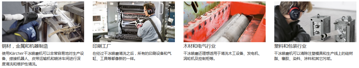 干冰清洗機(jī)用途